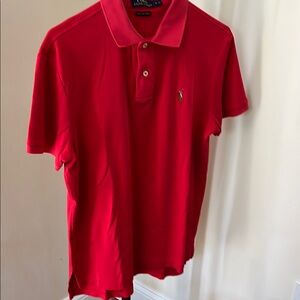 Polo by Ralph Lauren Red Piqué Polo Shirt